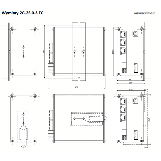 Przełącznik przemysłowy 2G-2S.0.3.FC-BOX Metel - 1-871-220 -zdjęcie numer 4