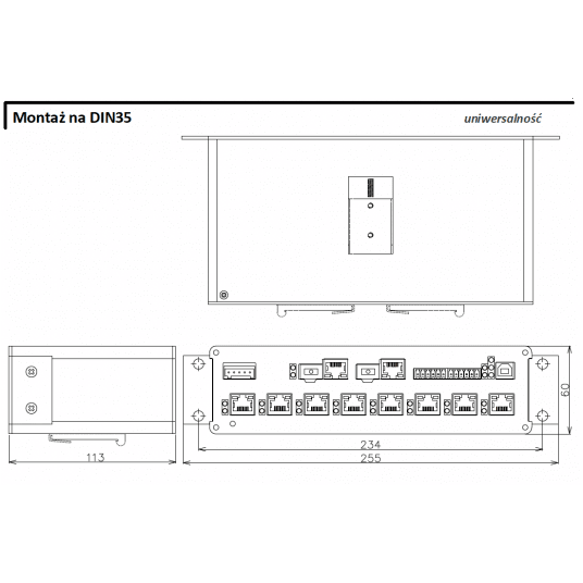 Przełącznik przemysłowy do topologii kołowej 2G-2C.0.8.F-BOX-PoE-PP Metel - 1-885-220 -zdjęcie numer 4