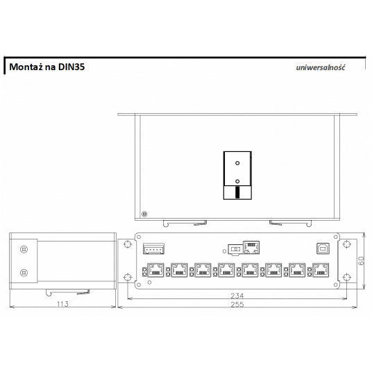 Przełącznik przemysłowy zarządzalny 2G-1C.0.8.FC-BOX-PoE-PP Metel - 1-886-220 -zdjęcie numer 4