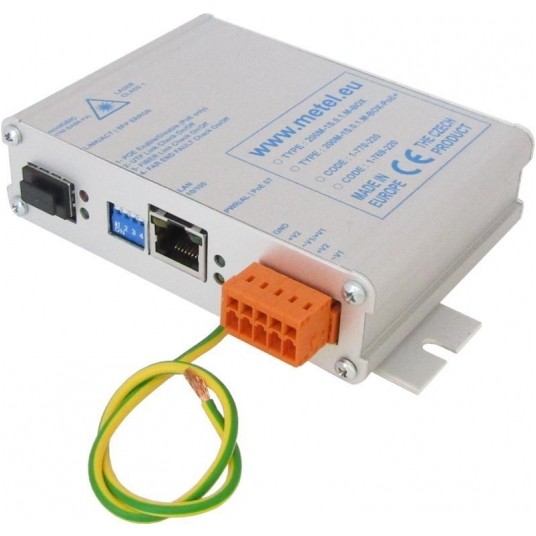 Przemysłowy konwerter mediów z PoE+ 200M-1S.0.1-BOX-PoE+ Metel - 1-769-220 -zdjęcie numer 1