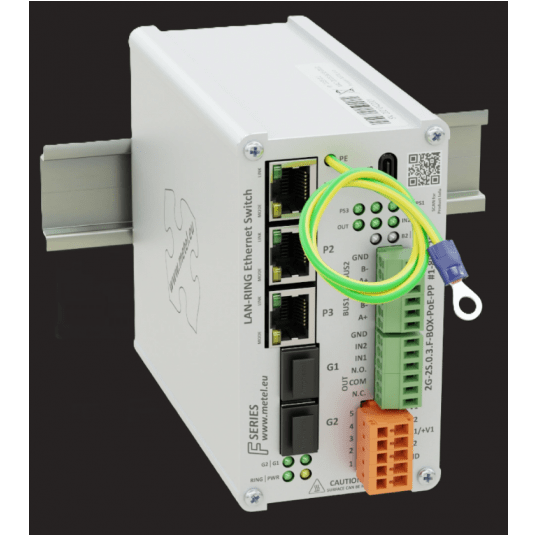 Przemysłowy przełącznik do topologii kołowej 2G-2S.0.3.F-BOX-PoE-PP Metel - 1-888-220 -zdjęcie numer 5