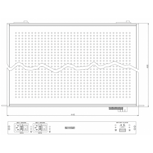 Przemysłowy przełącznik zarządzalny 20G-2X.1.24.F-POE-750-UNIT/1U Metel - 1-990-413 -zdjęcie numer 2