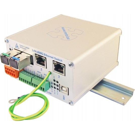 Przemysłowy switch zarządzalny 2G-2S.0.2.F-BOX-PoE-PP Metel - 1-889-220 -zdjęcie numer 3