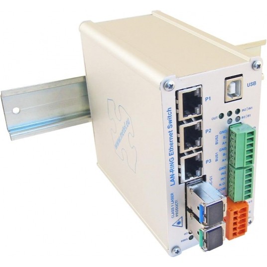 Przemysłowy switch zarządzalny 2G-2S.0.3.F-BOX-PoE Metel - 1-988-220 -zdjęcie numer 3