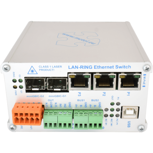 Przemysłowy switch zarządzalny 2G-2S.0.3.F-BOX-PoE Metel - 1-988-220 -zdjęcie numer 1