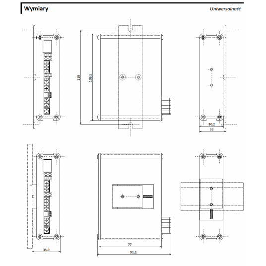 Przemysłowy transoptor cyfrowy RDW-S-4C-BOX Metel - 1-605-220 -zdjęcie numer 3