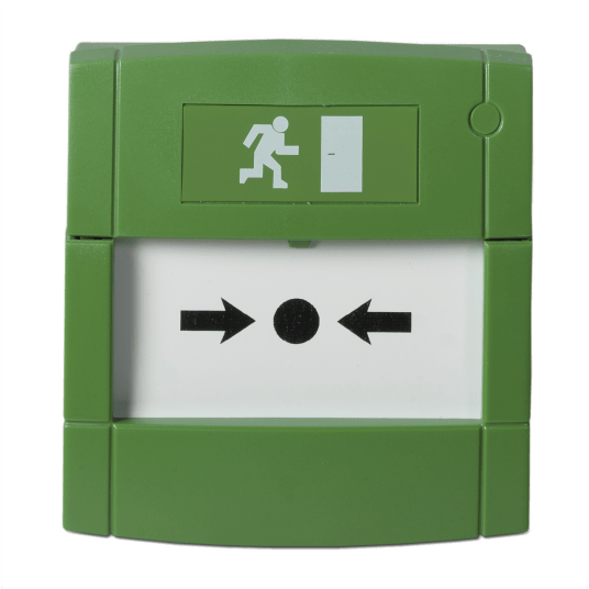 Przycisk zielony konwencjonalny Aritech - DMN702G -zdjęcie numer 1