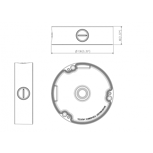 Puszka montażowa Hanwha Vision - SBV-136BW