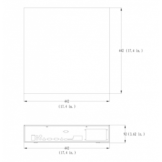 Rejestrator sieciowy 16-kanałowy 2HDD TruVision - TVN-2216-2T -zdjęcie numer 2