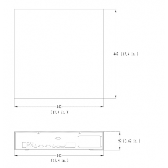 Rejestrator sieciowy 16-kanałowy 32HDD TruVision - TVN-2216P-32T -zdjęcie numer 2