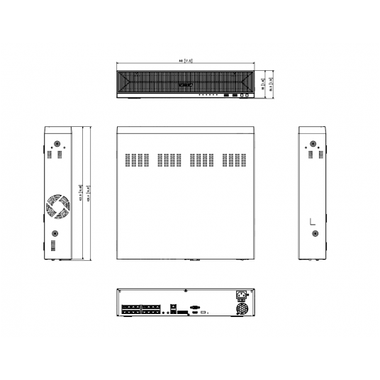 Rejestrator sieciowy 16-kanałowy 4HDD Hanwha Vision - XRN-1620SB1