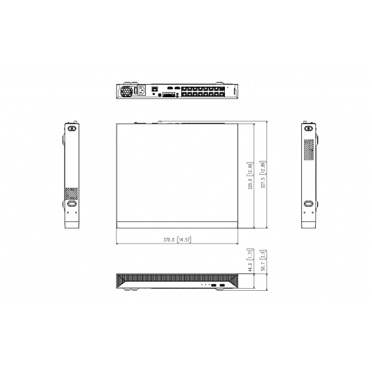 Rejestrator sieciowy 16-kanałowy Hanwha Vision - QRN-1630S