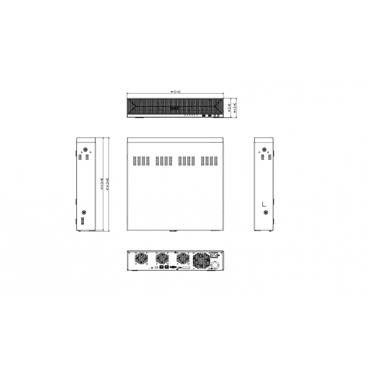 Rejestrator sieciowy 16-kanałowy z dyskiem 6TB Hanwha Vision - XRN-1620B2-6TB-S -zdjęcie numer 4