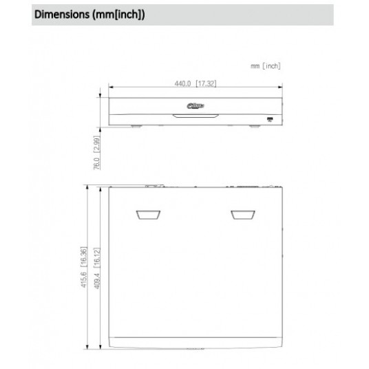 Rejestrator sieciowy 32-kanałowy 4HDD 1,5U Dahua - NVR4432-EI -zdjęcie numer 4