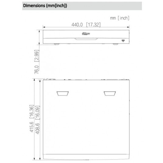 Rejestrator sieciowy 32-kanałowy 4HDD 1,5U Dahua - NVR5432-EI2 -zdjęcie numer 4