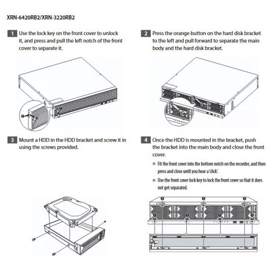 Rejestrator sieciowy 64-kanałowy 8HDD Hanwha Vision - XRN-6420RB2