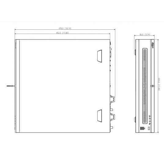 Rejestrator sieciowy 64-kanałowy 8HDD Xinghan Dahua - NVR608RH-64-XI -zdjęcie numer 5