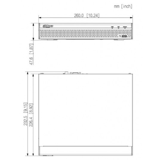 Rejestrator sieciowy 8-kanałowy 1 HDD Dahua - NVR4108HS-4KS3 -zdjęcie numer 5