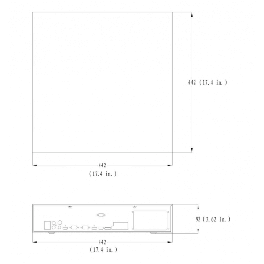 Rejestrator sieciowy 8-kanałowy 16HDD TruVision - TVN-2208-16T -zdjęcie numer 2