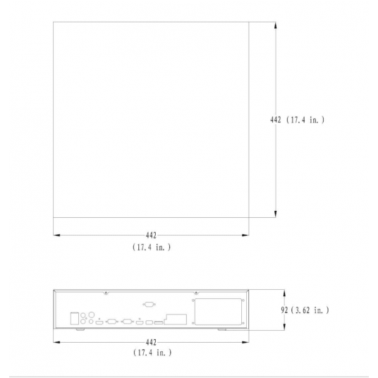 Rejestrator sieciowy 8-kanałowy 16HDD TruVision - TVN-2208S-16T -zdjęcie numer 2