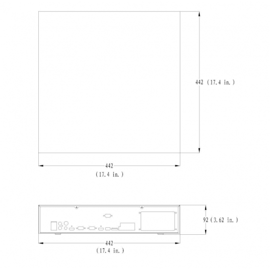Rejestrator sieciowy 8-kanałowy 18HDD TruVision - TVN-2208S-18T -zdjęcie numer 2