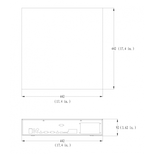 Rejestrator sieciowy 8-kanałowy 2HDD TruVision - TVN-2208-2T -zdjęcie numer 2