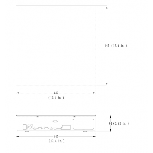 Rejestrator sieciowy 8-kanałowy 2HDD TruVision - TVN-2208S-2T -zdjęcie numer 2