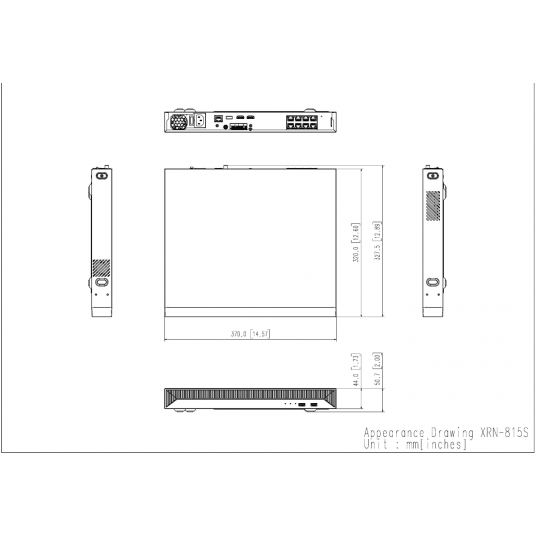 Rejestrator sieciowy 8-kanałowy Hanwha Vision XRN-815S