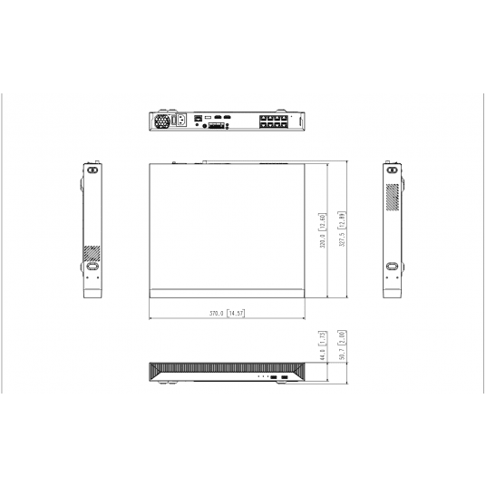 Rejestrator sieciowy 8-kanałowy Hanwha Vision - XRN-815S -zdjęcie numer 5