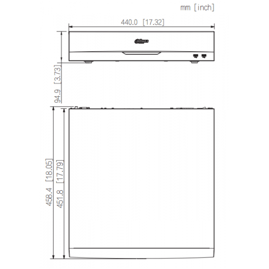 Rejestrator sieciowy AI 32-kanałowy 2U 8HDD WizSense Dahua - NVR5832-EI2
