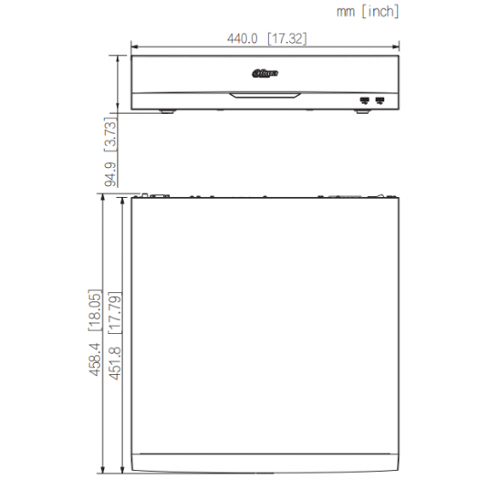 Rejestrator sieciowy AI 64-kanałowy 2U 8HDD WizSense Dahua - NVR5864-EI2