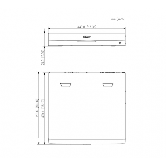 Rejestrator sieciowy Dahua 16-kanałowy 4HDD 1.5U - NVR4416-EI