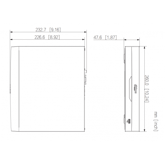 Rejestrator sieciowy Dahua 8-kanałowy 1HDD 1U - NVR4108HS-8P-EI