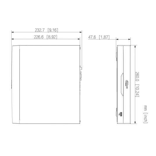 Rejestrator sieciowy Dahua 8-kanałowy 1HDD 1U - NVR4108HS-EI