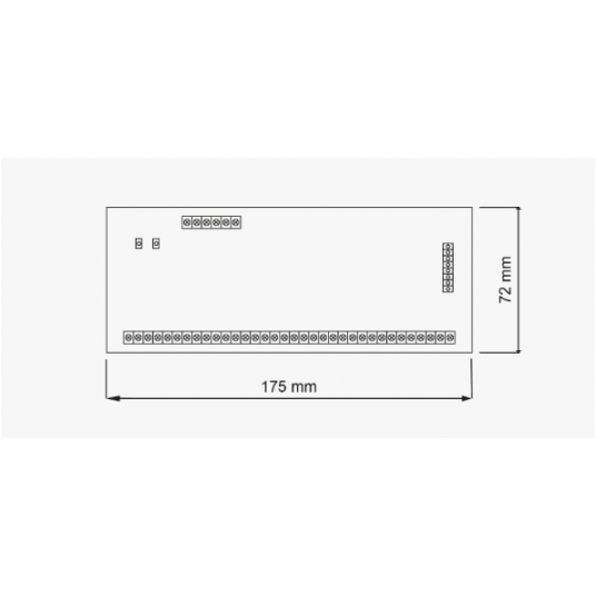 Sieciowy kontroler dostępu dla 1 przejścia Roger - MC16-PAC-EX-1
