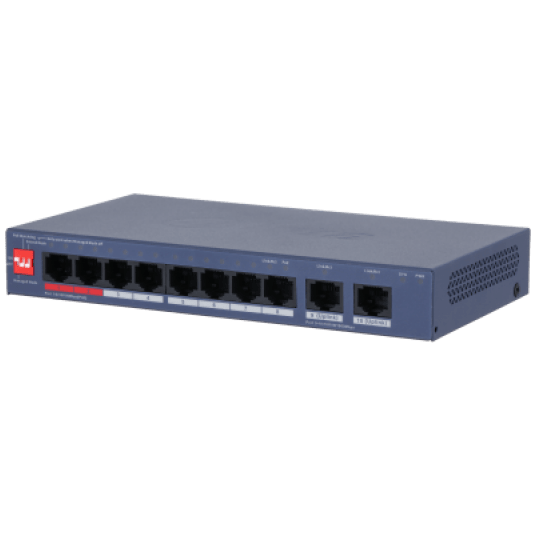 Switch PoE 10-portowy Dahua - CS4010-8ET2GT-110 -zdjęcie numer 1