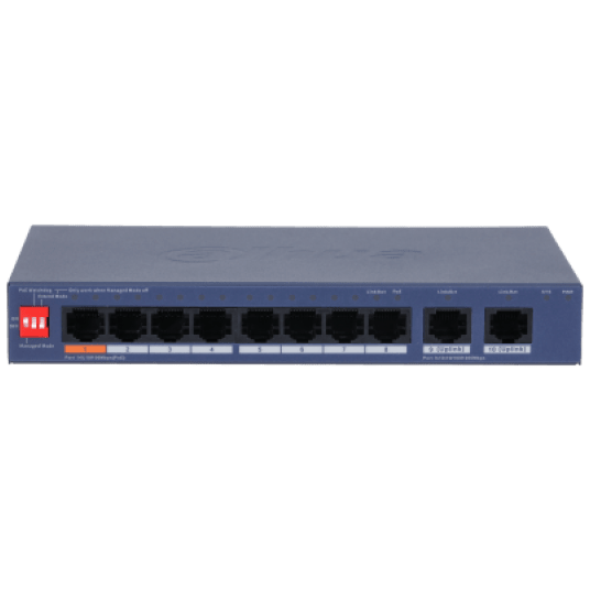 Switch PoE 10-portowy Dahua - CS4010-8ET2GT-60 -zdjęcie numer 2