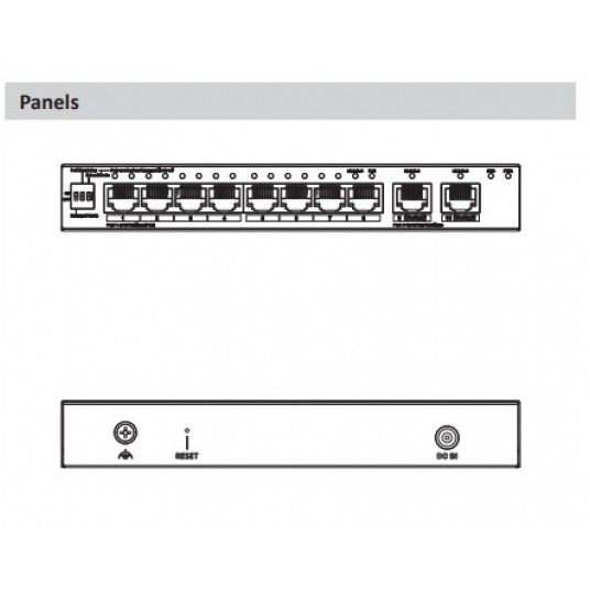 Switch PoE 10-portowy Dahua - CS4010-8ET2GT-60 -zdjęcie numer 5