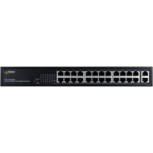 Switch PoE 24-portowy bez zasilacza Pulsar - S124WP