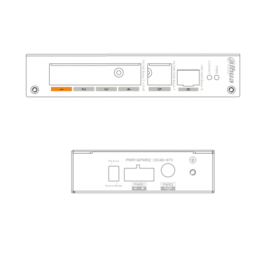 Switch PoE 4-portowy SFP Dahua - PFS3106-4ET-60-V2