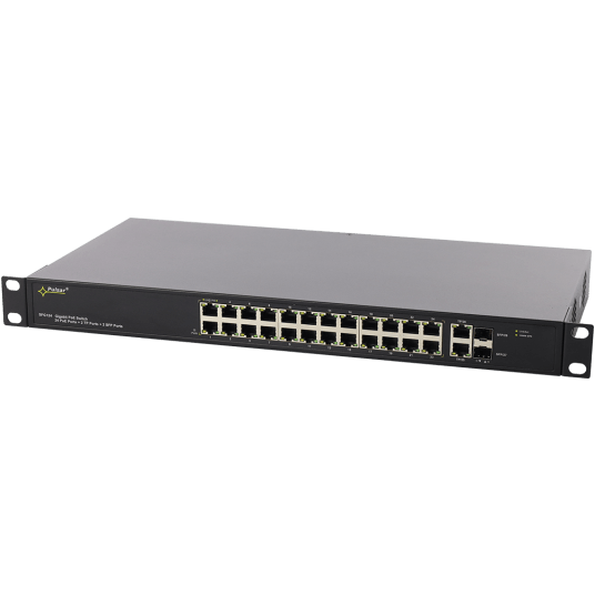 Switch PoE bez zasilacza 24-portowy Pulsar - SFG124WP -zdjęcie numer 7