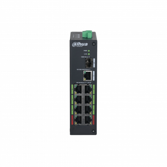 Switch PoE niezarządzalny 8-portowy Dahua - LR2110-8ET-120-V2