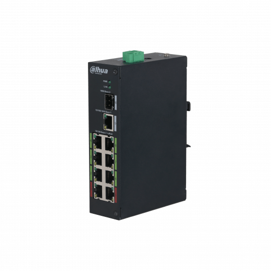 Switch PoE niezarządzalny 8-portowy Dahua - LR2110-8ET-120-V2