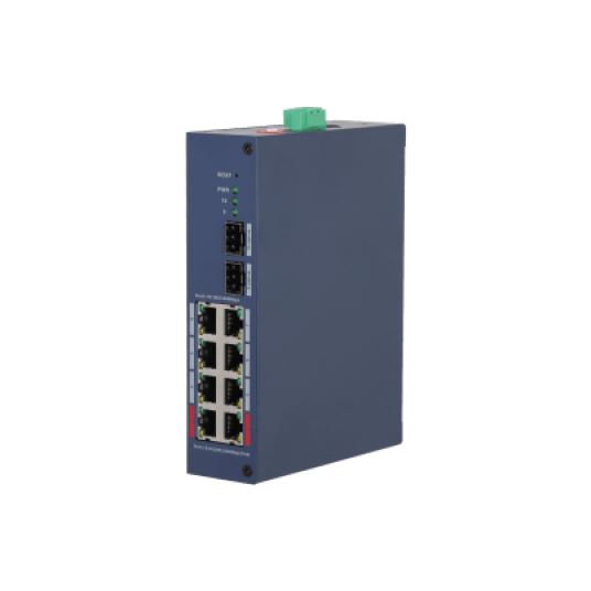 Switch PoE zarządzalny 10-portowy Dahua - CHS4210-8GT-110 -zdjęcie numer 1