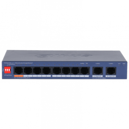 Switch PoE zarządzalny 10-portowy Dahua - CS4010-8GT-60