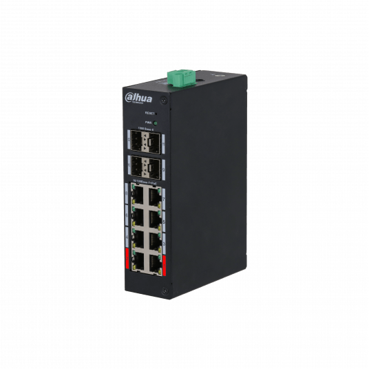 Switch PoE zarządzalny 12-portowy Dahua - HS4412-8ET-120