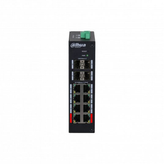 Switch PoE zarządzalny 12-portowy Dahua - HS4412-8ET-120