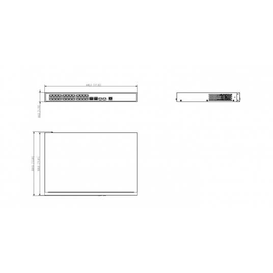 Switch PoE zarządzalny 28-portowy Dahua - S4228-24GT-360