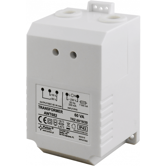 Transformator TRZ 60VA/18V/20V AC/AC Pulsar - AWT682