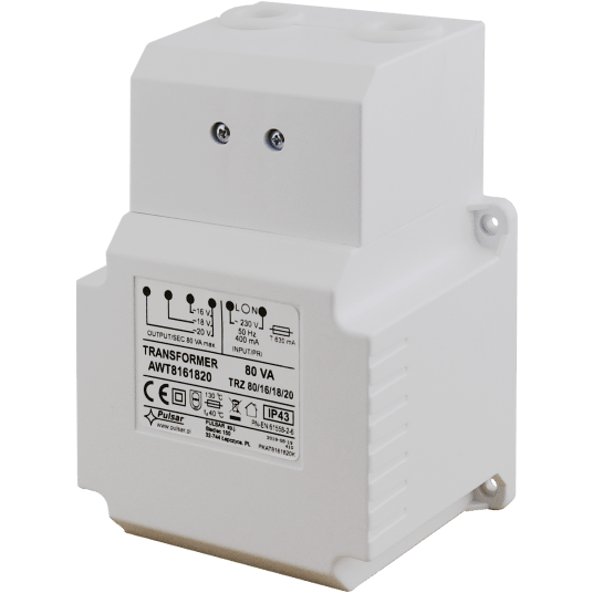 Transformator TRZ80 (80 VA / 16V / 18V / 20V AC) PULSAR - AWT8161820 -zdjęcie numer 1